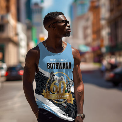 Personalized Botswana 2026 Men Tank Top 60th Anniversary