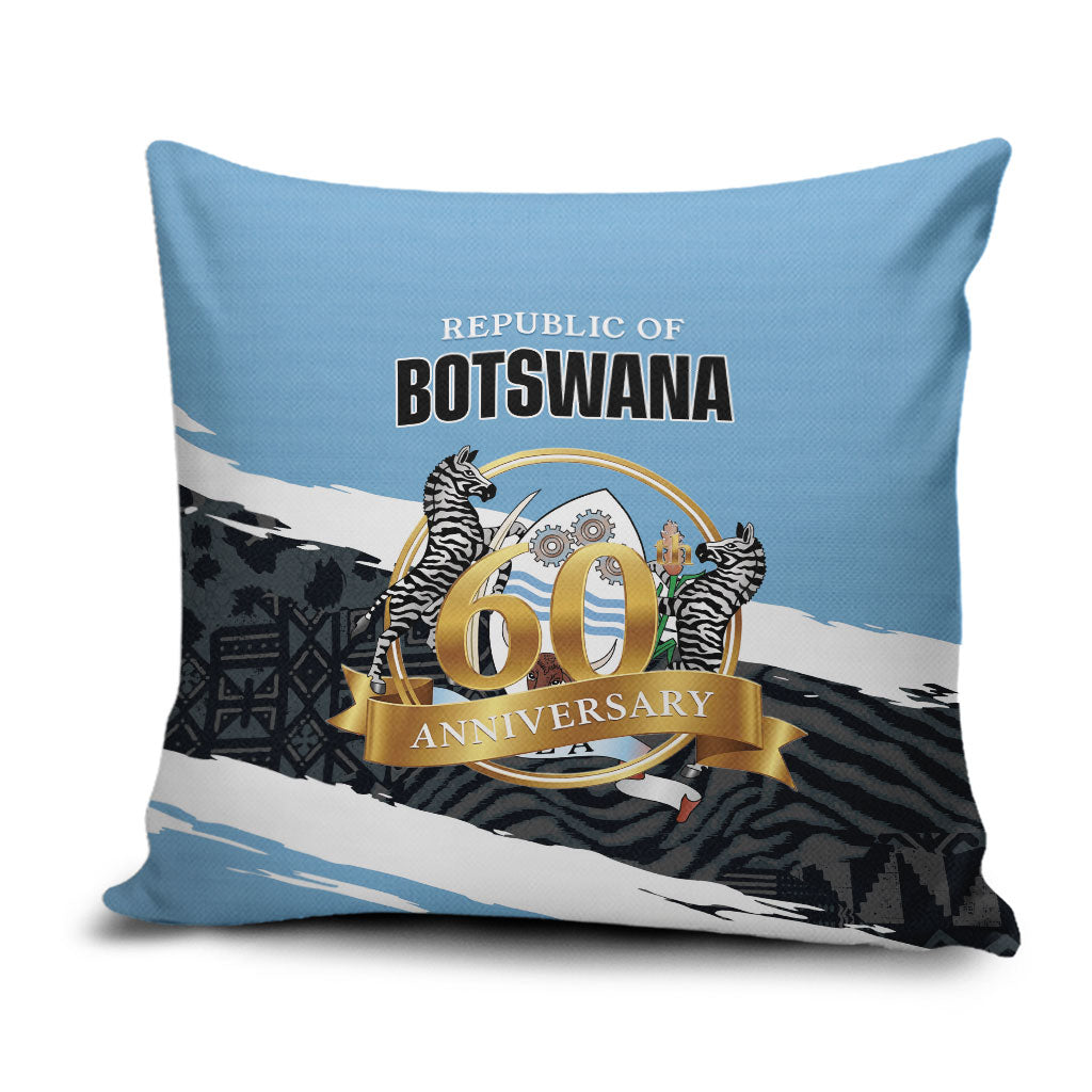 Botswana 2026 Pillow Cover 60th Anniversary