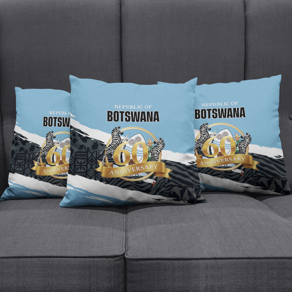 Botswana 2026 Pillow Cover 60th Anniversary