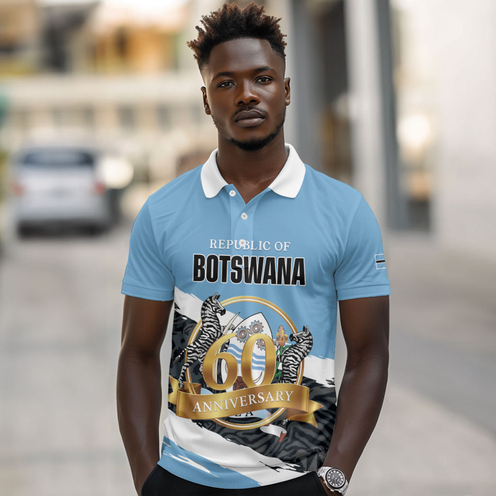 Personalized Botswana 2026 Polo Shirt 60th Anniversary