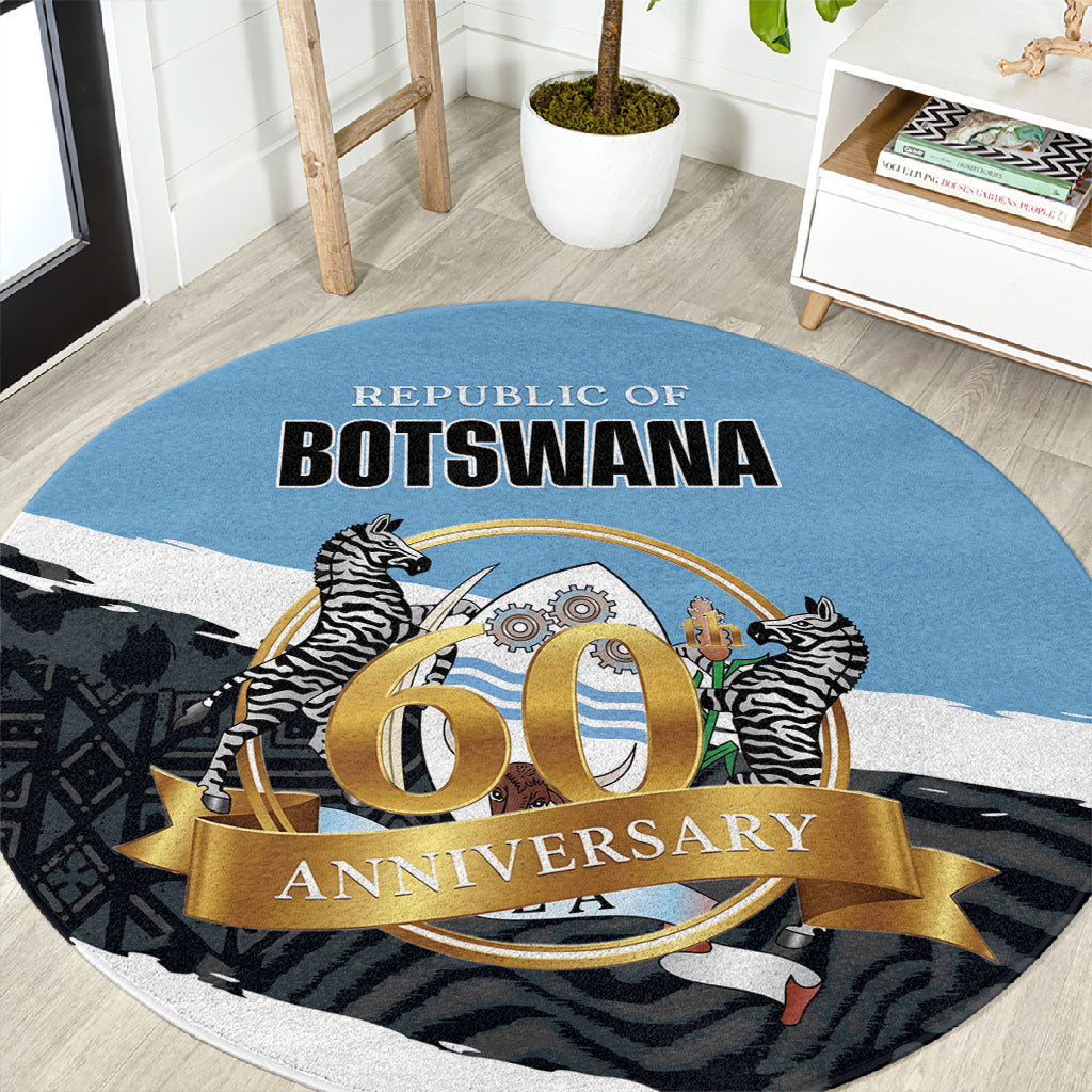 Botswana 2026 Round Carpet 60th Anniversary
