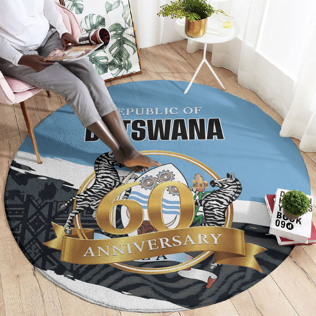 Botswana 2026 Round Carpet 60th Anniversary