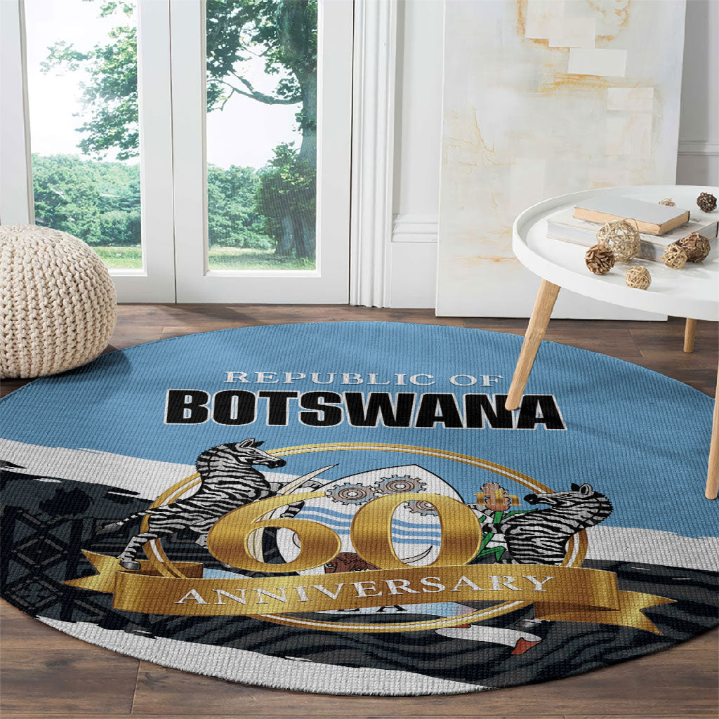 Botswana 2026 Round Carpet 60th Anniversary