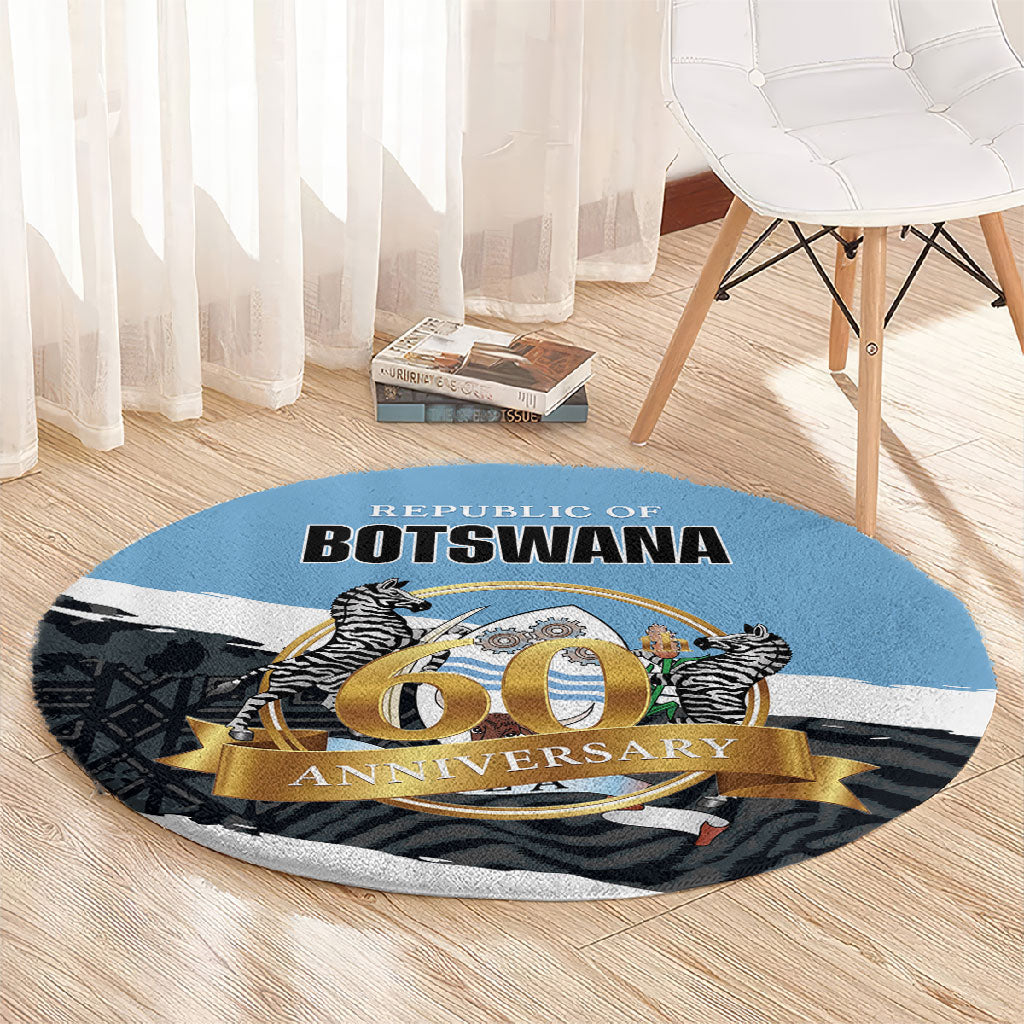 Botswana 2026 Round Carpet 60th Anniversary