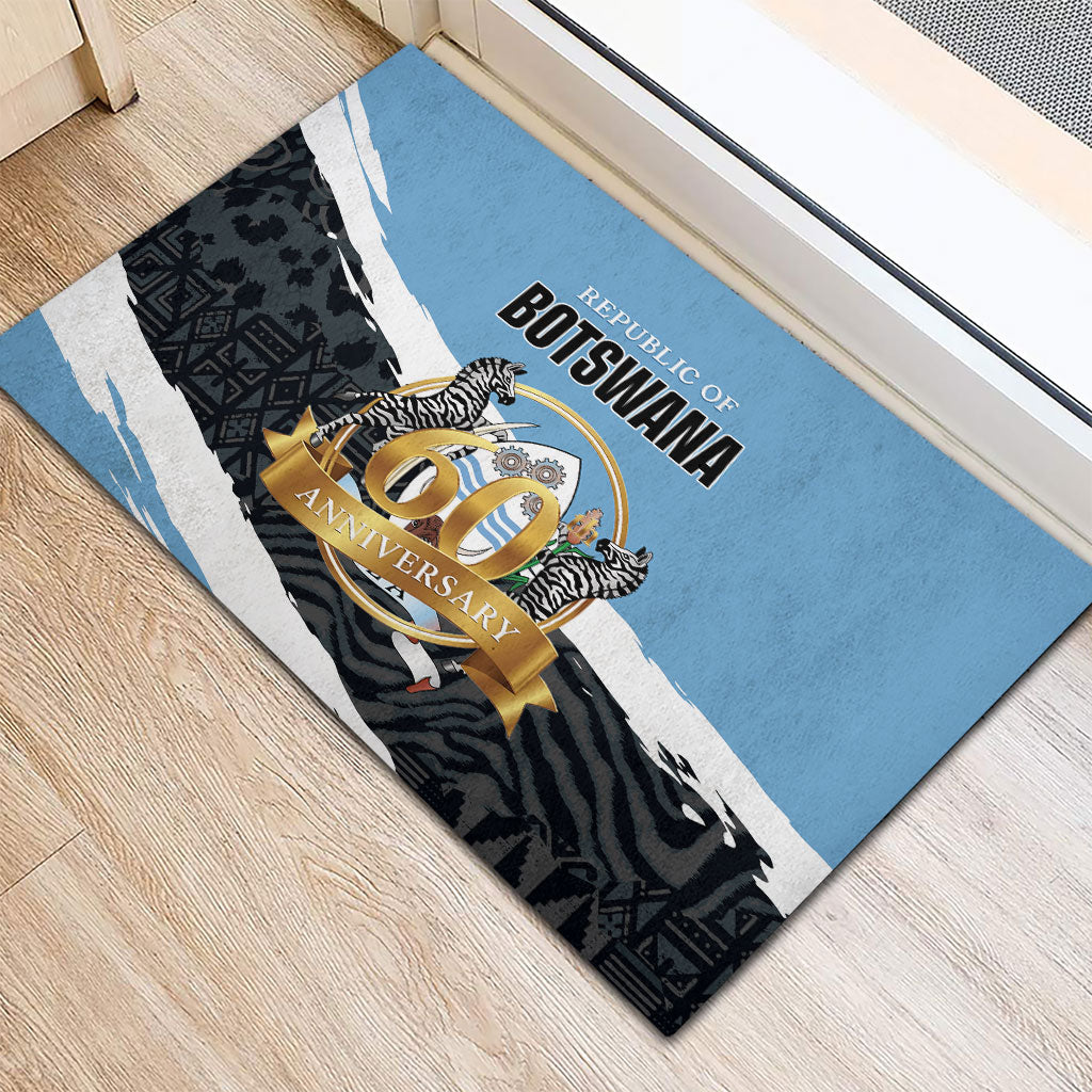 Botswana 2026 Rubber Doormat 60th Anniversary
