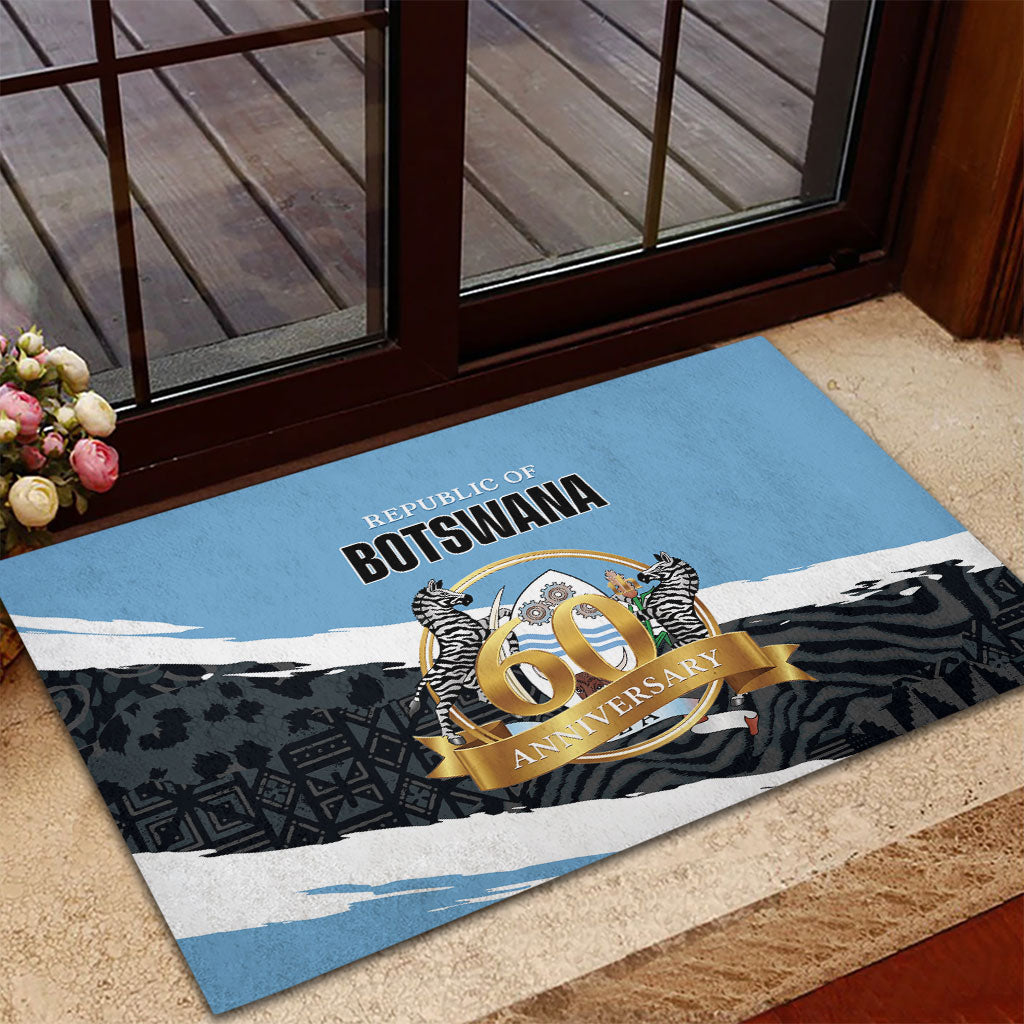 Botswana 2026 Rubber Doormat 60th Anniversary