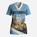 Personalized Botswana 2026 Scrub Top 60th Anniversary