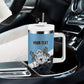 Personalized Botswana 2026 Tumbler With Handle 60th Anniversary