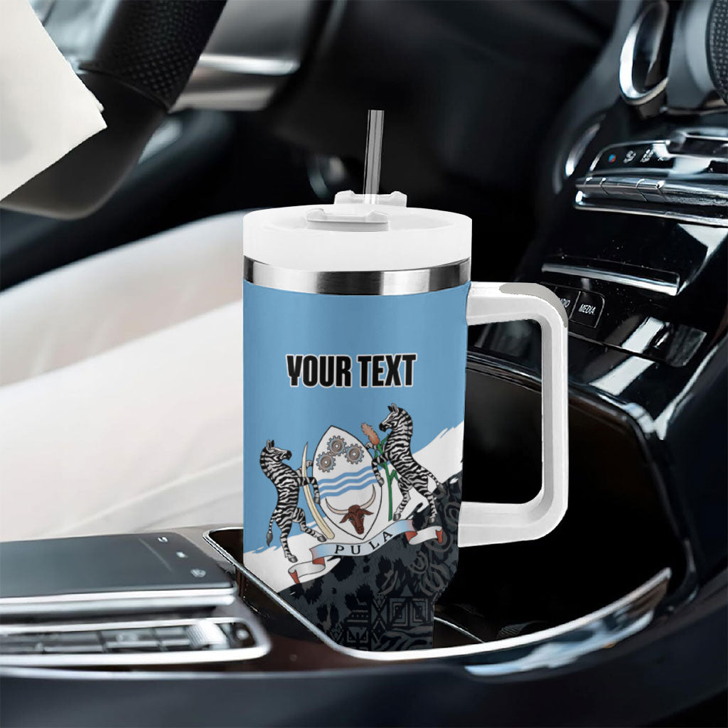 Personalized Botswana 2026 Tumbler With Handle 60th Anniversary