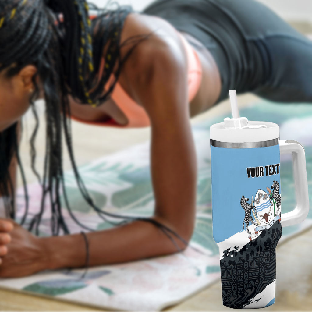 Personalized Botswana 2026 Tumbler With Handle 60th Anniversary