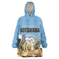 Personalized Botswana 2026 Wearable Blanket Hoodie 60th Anniversary