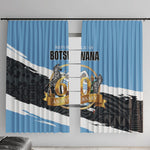 Botswana 2026 Window Curtain 60th Anniversary