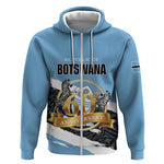 Personalized Botswana 2026 Zip Hoodie 60th Anniversary