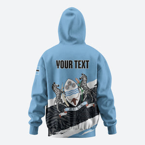 Personalized Botswana 2026 Zip Hoodie 60th Anniversary