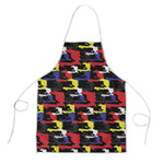 Haiti Map Camouflage Colorful Apron - African Pride