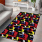Haiti Map Camouflage Colorful Area Rug - African Pride