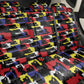 Haiti Map Camouflage Colorful Back Car Seat Cover - African Pride