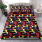 Haiti Map Camouflage Colorful Bedding Set - African Pride
