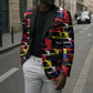 Haiti Map Camouflage Colorful Blazer - African Pride