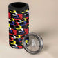 Haiti Map Camouflage Colorful 4 in 1 Can Cooler Tumbler - African Pride