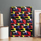 Haiti Map Camouflage Colorful Canvas Wall Art - African Pride