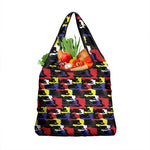 Haiti Map Camouflage Colorful Grocery Bag - African Pride