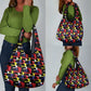 Haiti Map Camouflage Colorful Grocery Bag - African Pride