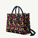 Haiti Map Camouflage Colorful Leather Bag - African Pride