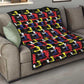 Haiti Map Camouflage Colorful Quilt - African Pride