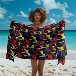 Haiti Map Camouflage Colorful Sarong - African Pride
