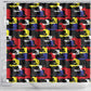 Haiti Map Camouflage Colorful Shower Curtain - African Pride