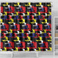 Haiti Map Camouflage Colorful Shower Curtain - African Pride