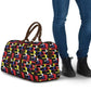 Haiti Map Camouflage Colorful Travel Bag - African Pride