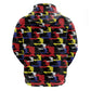 Haiti Map Camouflage Colorful Zip Hoodie - African Pride