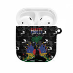 Haiti Map Camouflage AirPods Case Unique Style - African Pride