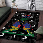 Haiti Map Camouflage Area Rug Unique Style - African Pride