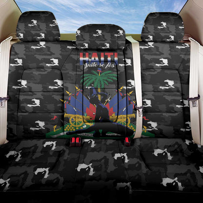 Haiti Map Camouflage Back Car Seat Cover Unique Style - African Pride