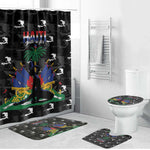 Haiti Map Camouflage Bathroom Set Unique Style - African Pride