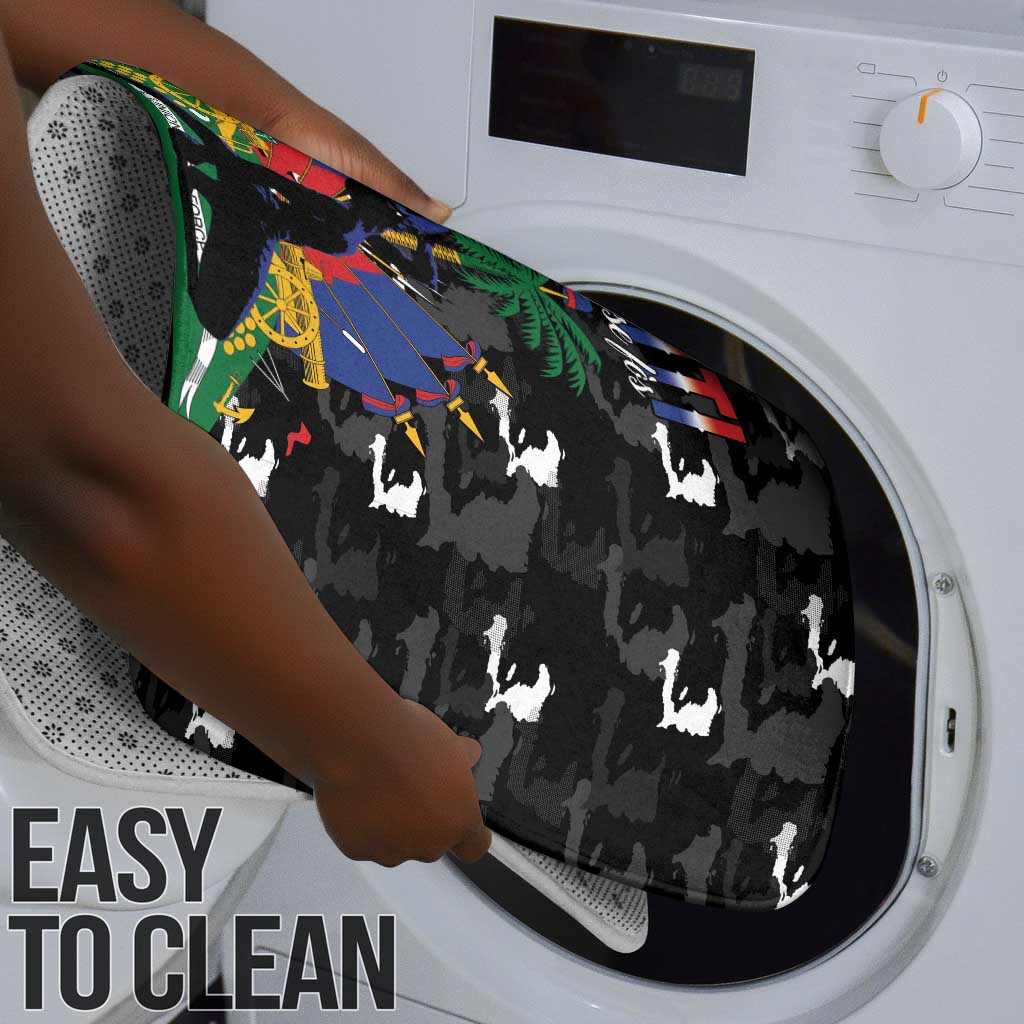 Haiti Map Camouflage Bathroom Set Unique Style - African Pride