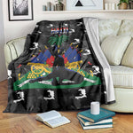 Haiti Map Camouflage Blanket Unique Style - African Pride
