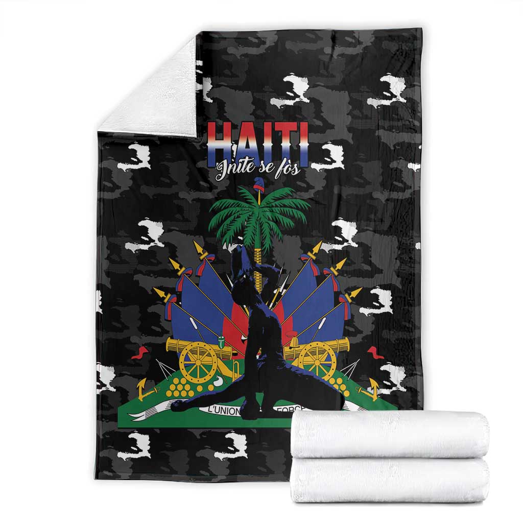 Haiti Map Camouflage Blanket Unique Style - African Pride