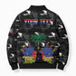 Personalized Haiti Map Camouflage Bomber Puffer Jacket Unique Style - African Pride