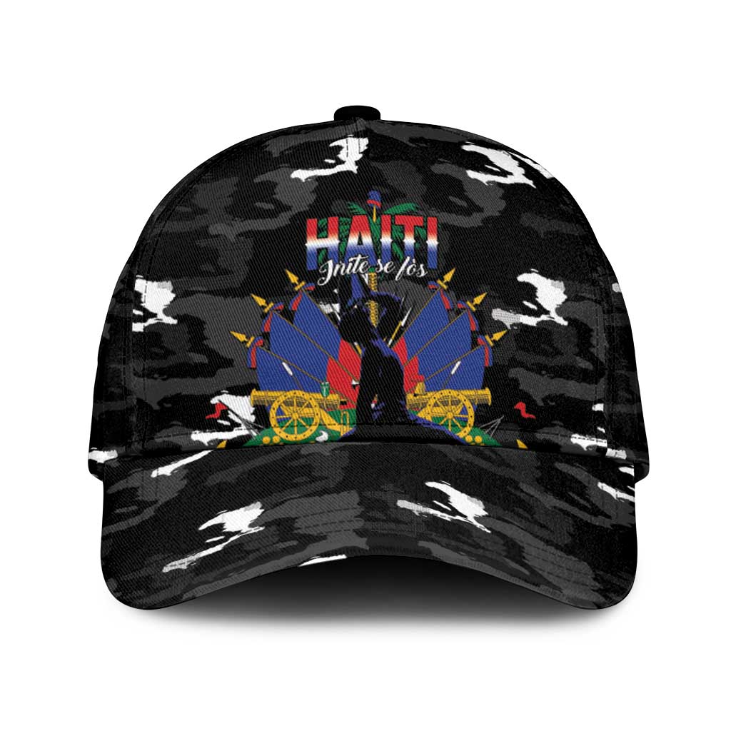 Haiti Map Camouflage Classic Cap Unique Style - African Pride