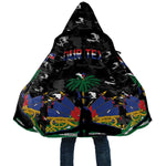 Personalized Haiti Map Camouflage Cloak Unique Style - African Pride