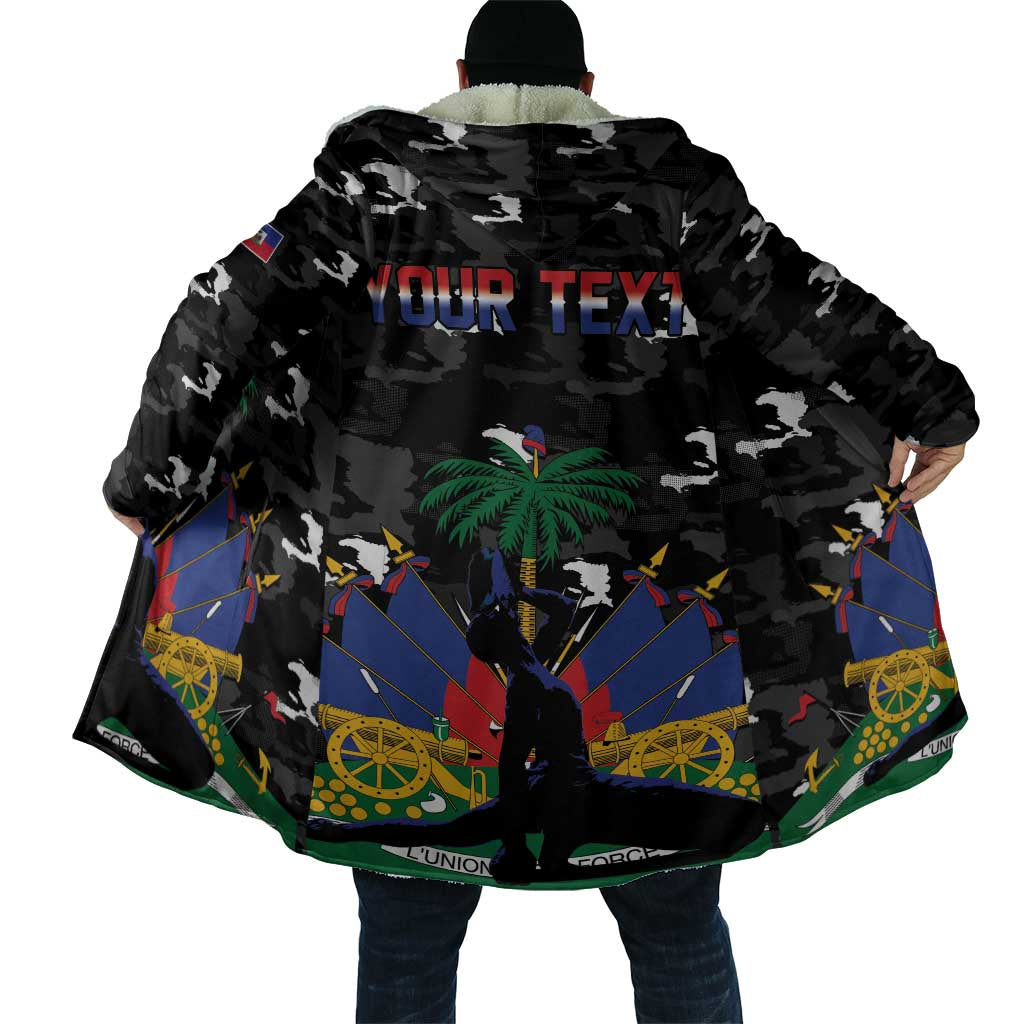 Personalized Haiti Map Camouflage Cloak Unique Style - African Pride