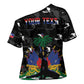 Personalized Haiti Map Camouflage Cross Shoulder Shirt Unique Style - African Pride