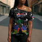 Personalized Haiti Map Camouflage Cross Shoulder Shirt Unique Style - African Pride
