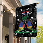 Haiti Map Camouflage Garden Flag Unique Style - African Pride
