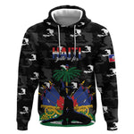 Personalized Haiti Map Camouflage Hoodie Unique Style - African Pride