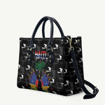 Haiti Map Camouflage Leather Bag Unique Style - African Pride